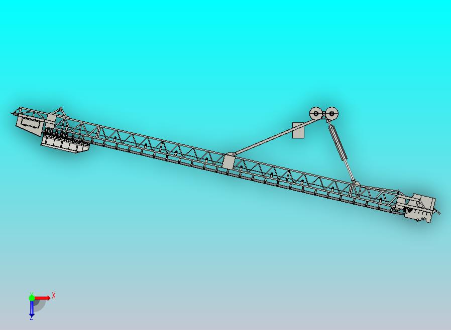 倾斜移动式皮带输送机