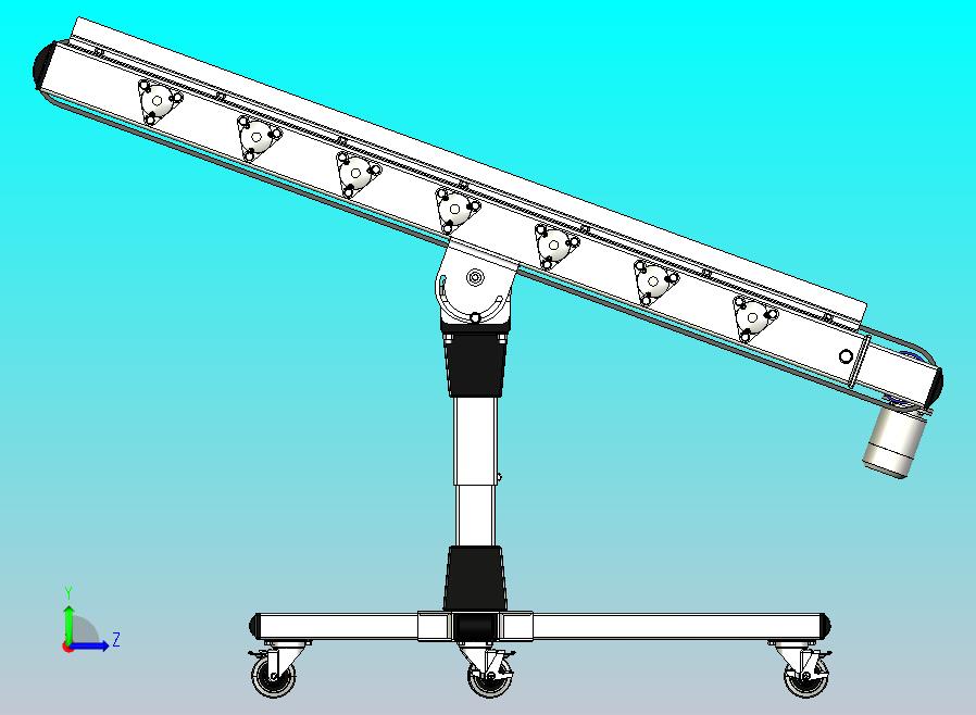 倾斜带式输送机