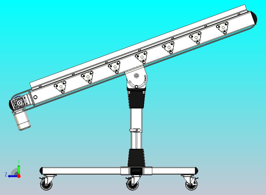 倾斜带式输送机
