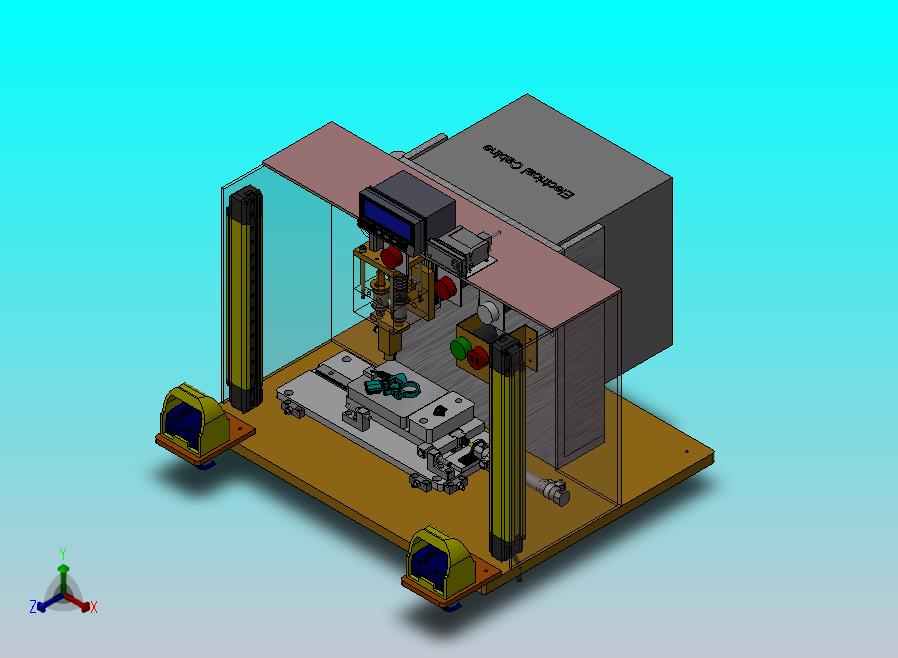 汽车线束插头电路板PCB压入工装