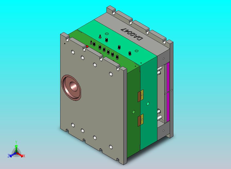 机床盖板模具设计