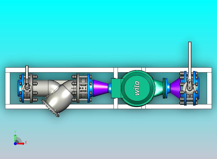TCNS-1x125x35管道增压泵模块