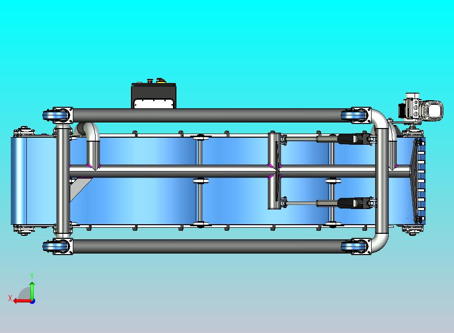 改变角度传送带