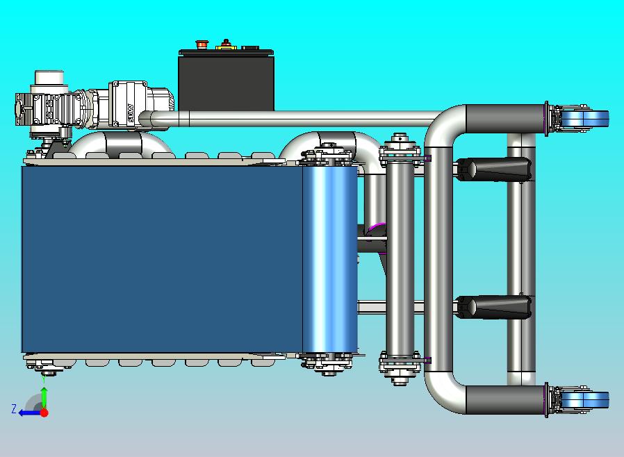改变角度传送带