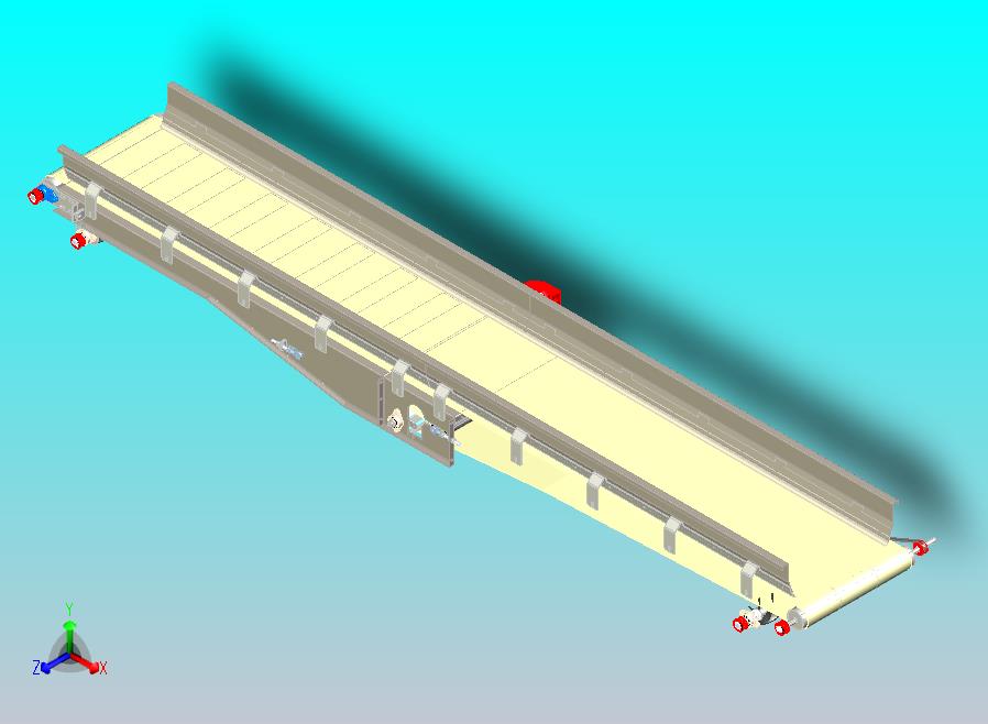 电机驱动可调节带式输送机