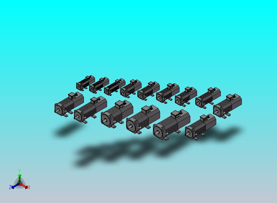 UBF主轴伺服电机 15款