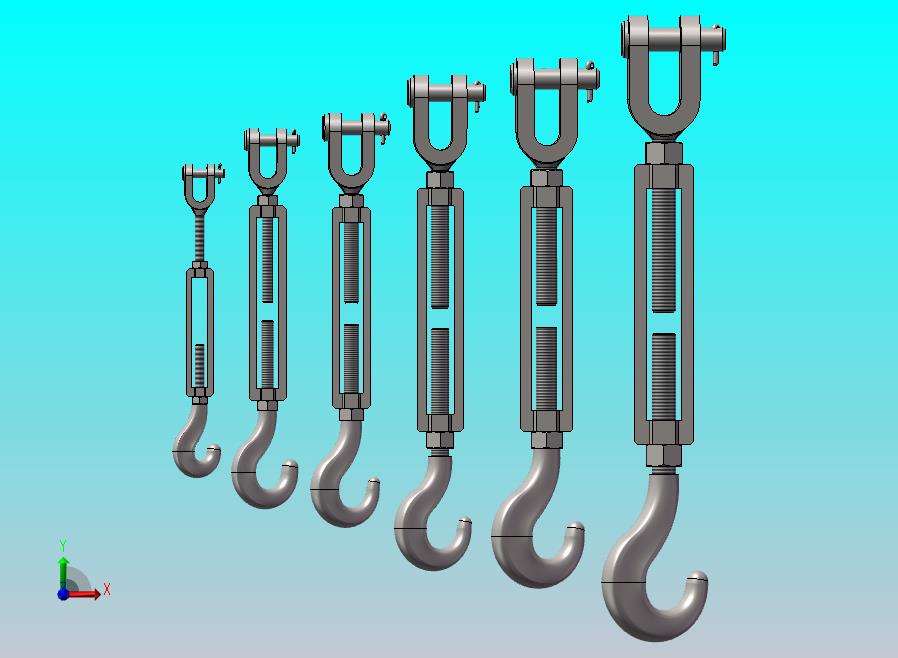 花篮螺栓 CU型 6款