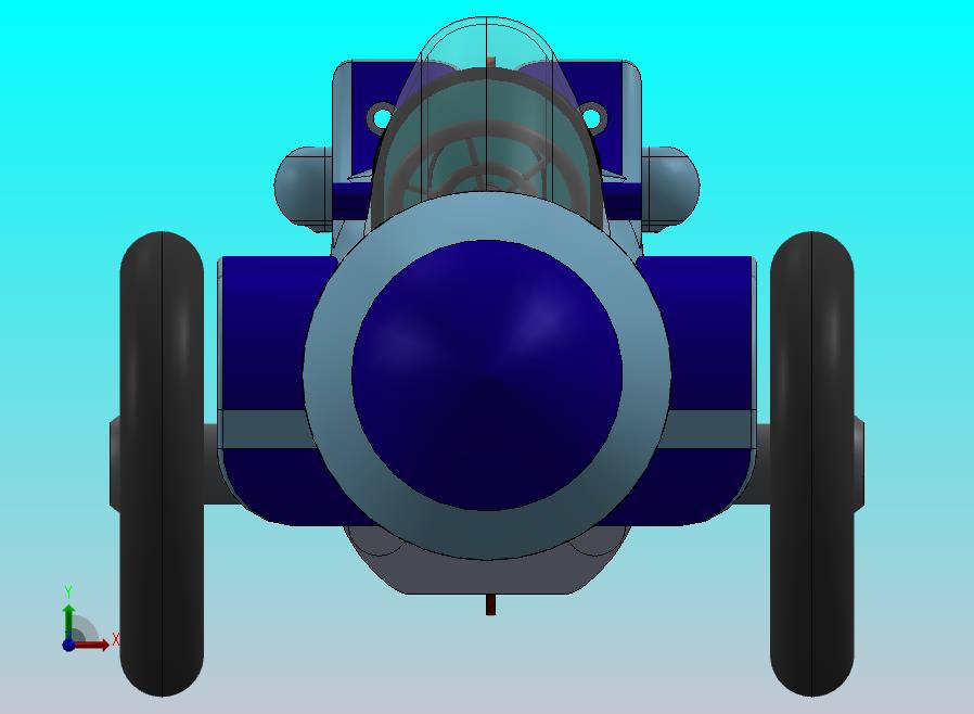 卡雷拉子弹头赛车模型