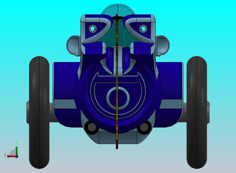 卡雷拉子弹头赛车模型