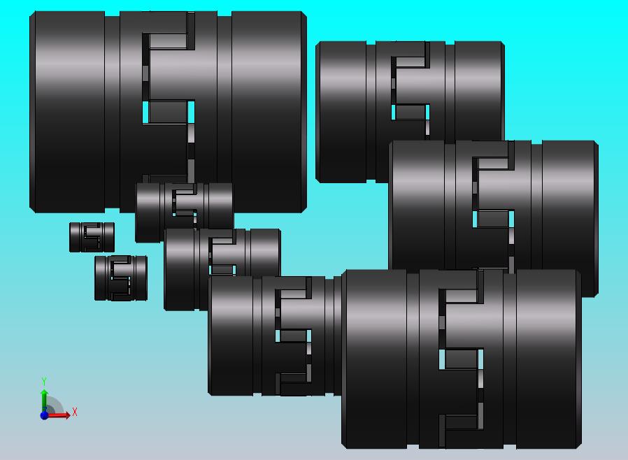 凸爪式弹性联轴器L型 9款