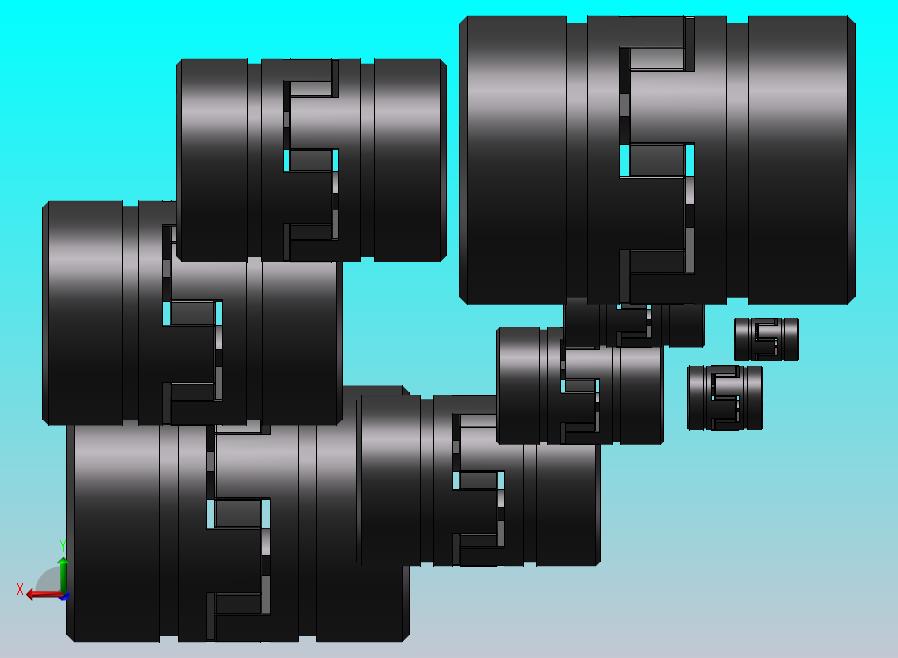 凸爪式弹性联轴器L型 9款