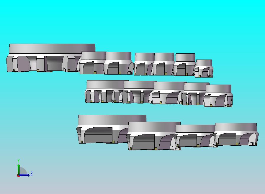 KAP75°铣刀盘 16款