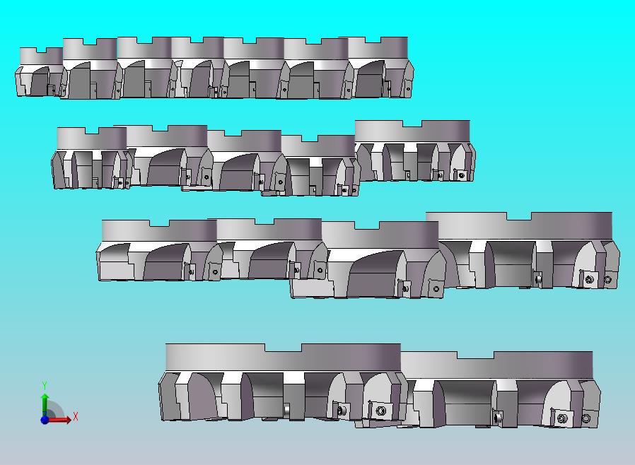 铣刀盘 BAP90° 18款