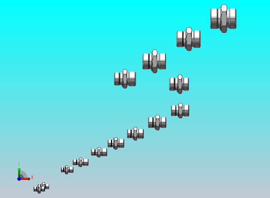 卡套式端直通接头 14款