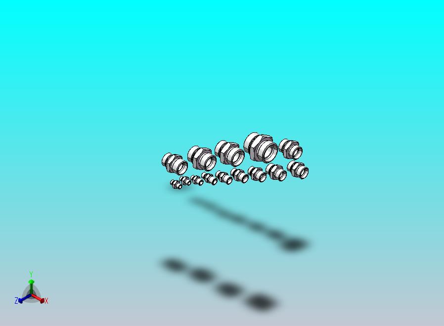 卡套式端直通接头 14款