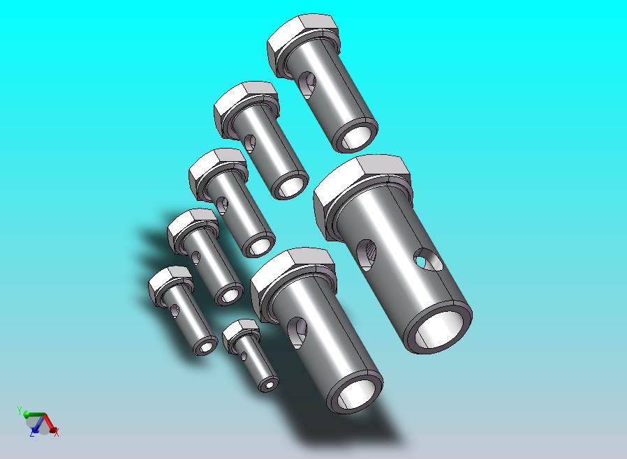 卡套式铰接六角螺栓 8款