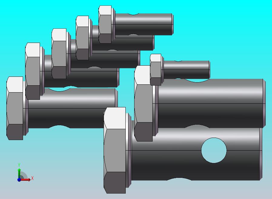 卡套式铰接六角螺栓 8款