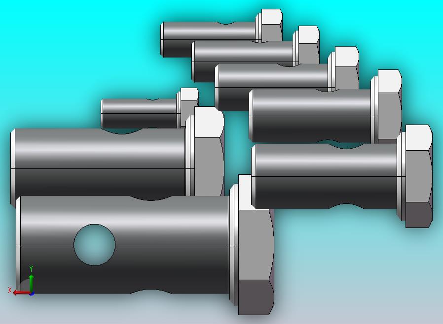 卡套式铰接六角螺栓 8款