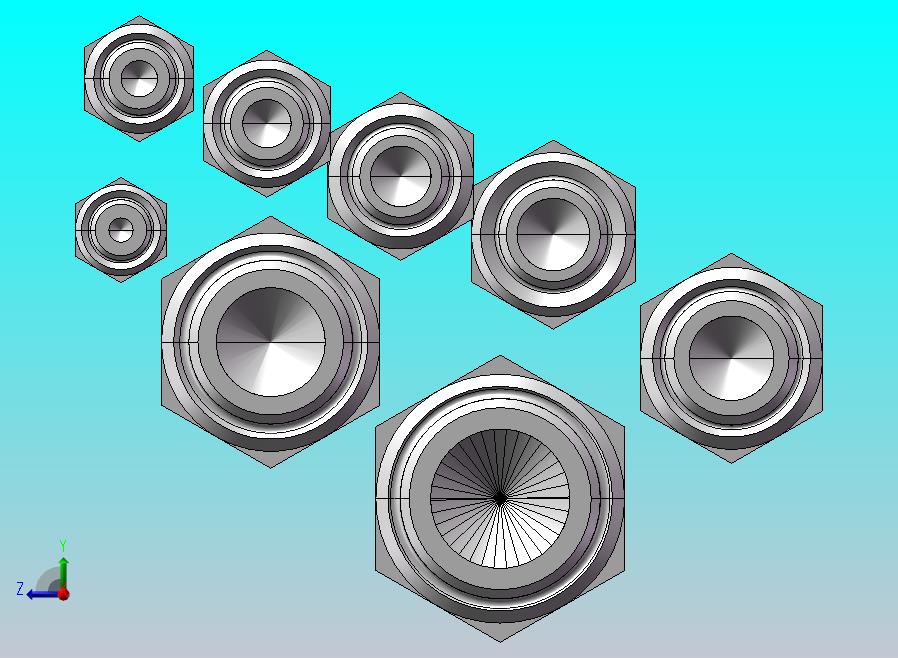 卡套式铰接六角螺栓 8款