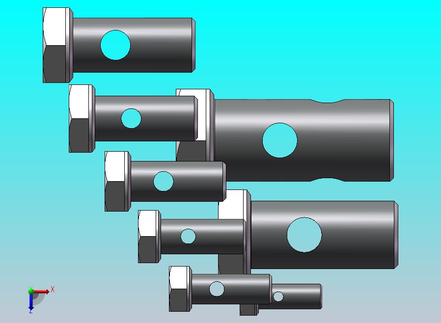 卡套式铰接六角螺栓 8款