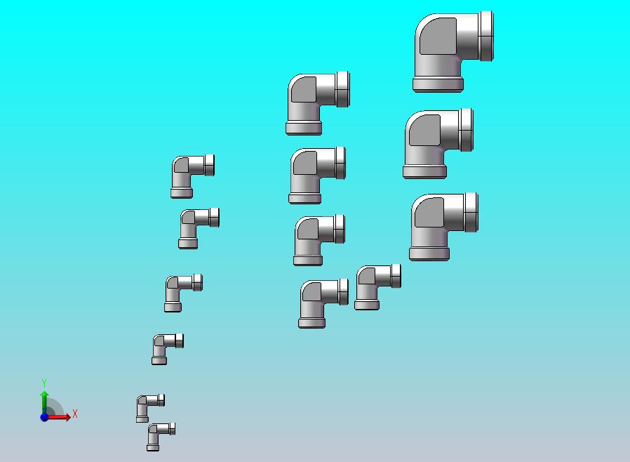 卡套式直角接头 14款