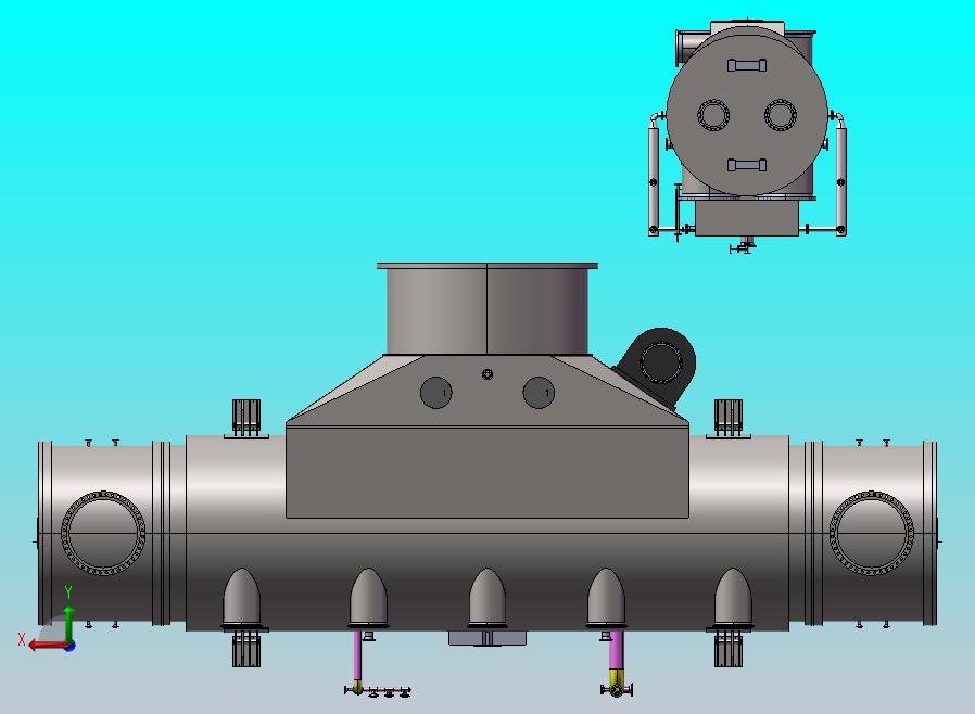 凝汽器 上进汽 侧进汽