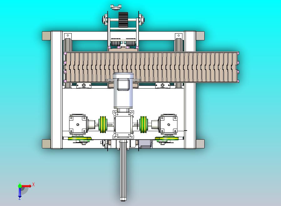 物料箱连续提升机结构