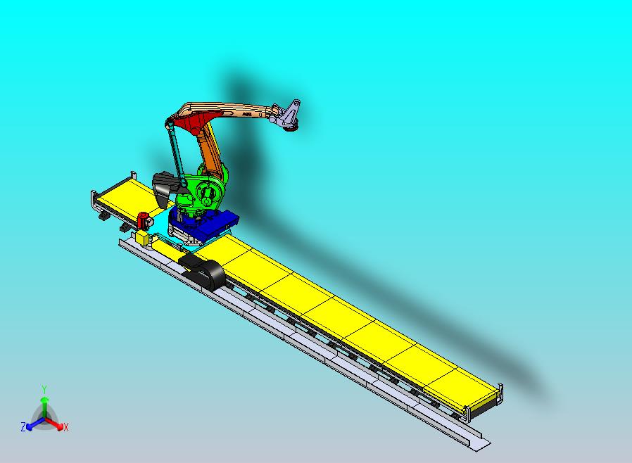 移动码垛机器人3D模型
