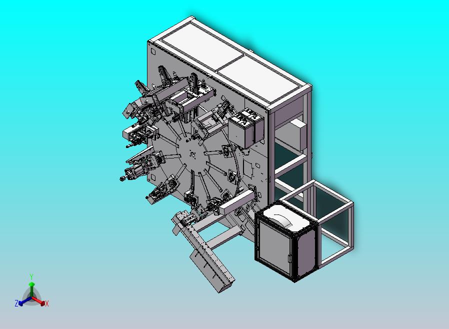 齿轮盖组装检测设备，转盘式组装检测机