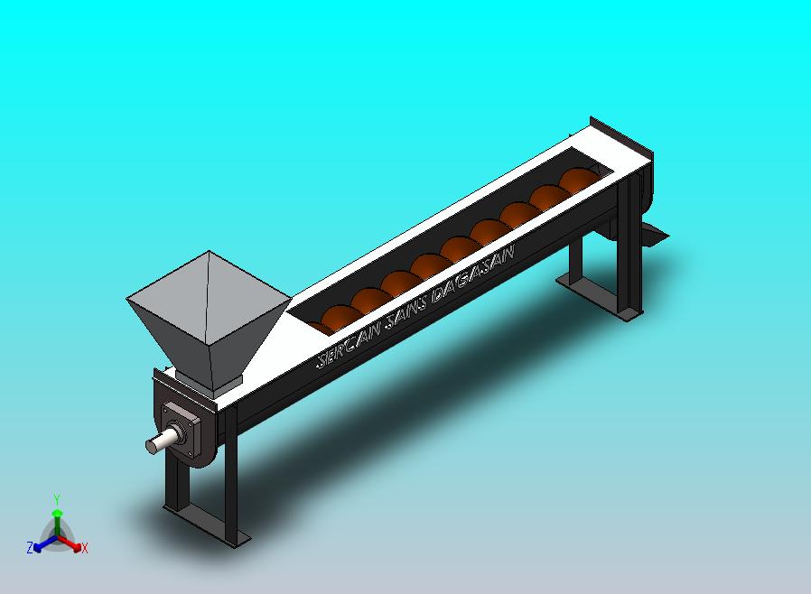 管式螺旋输送机设计