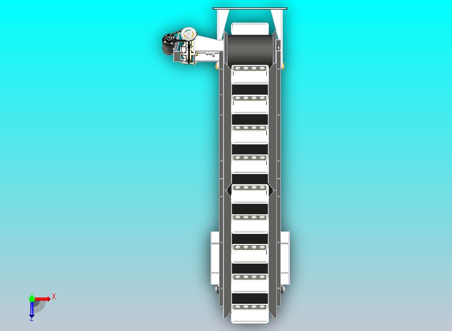 倾斜斗式提升机结构