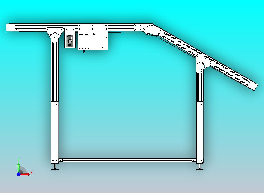倾斜式皮带输送机