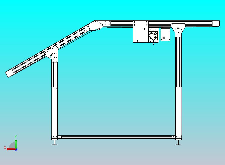 倾斜式皮带输送机