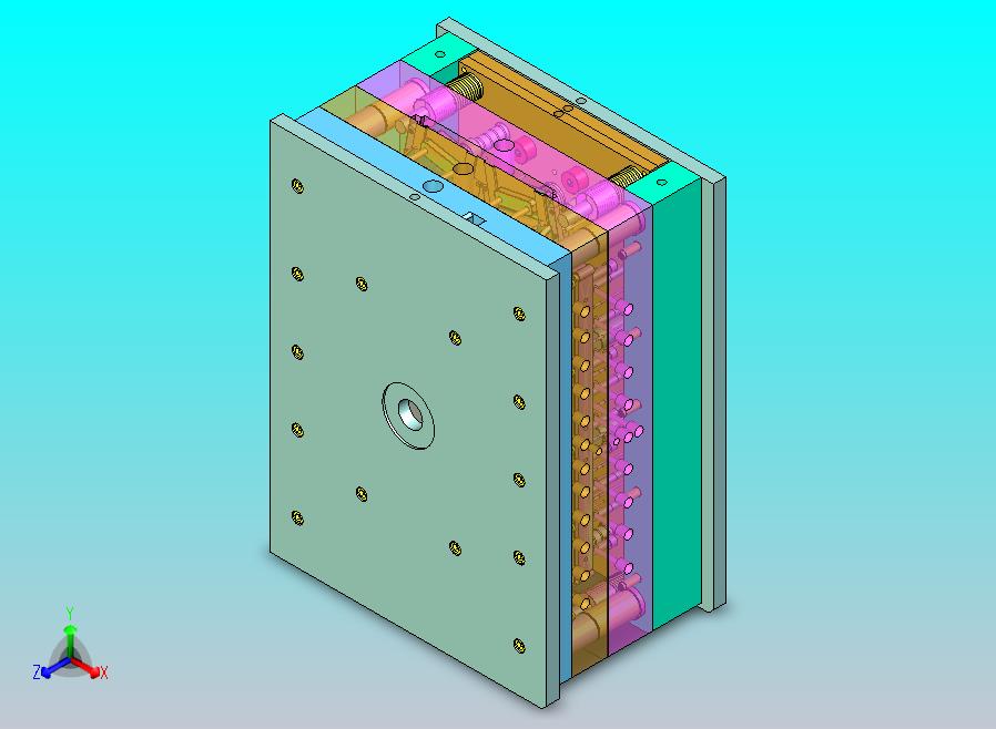 电器散热盖模具设计