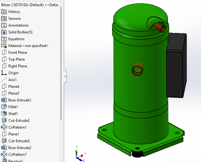 比泽尔 CSD 7018 涡旋压缩机