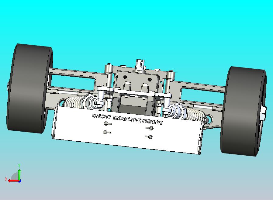 赛车悬架3D模型