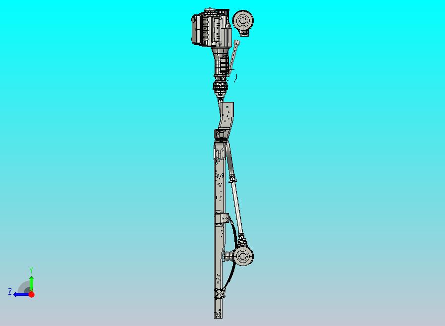 货运卡车底盘3D模型