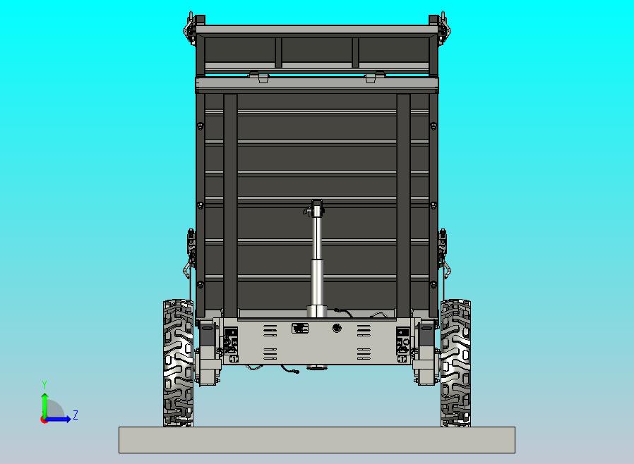 600型全地形遥控六驱运输车总装