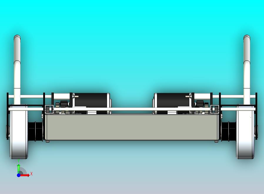 差速运输机器人车底盘