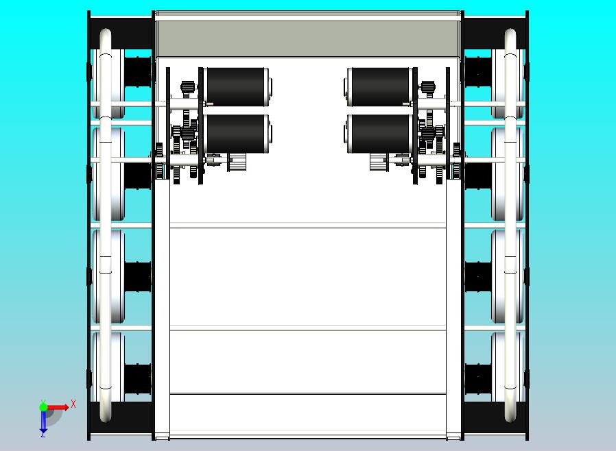 差速运输机器人车底盘
