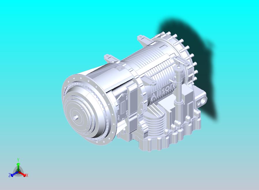 大型变速箱3D模型