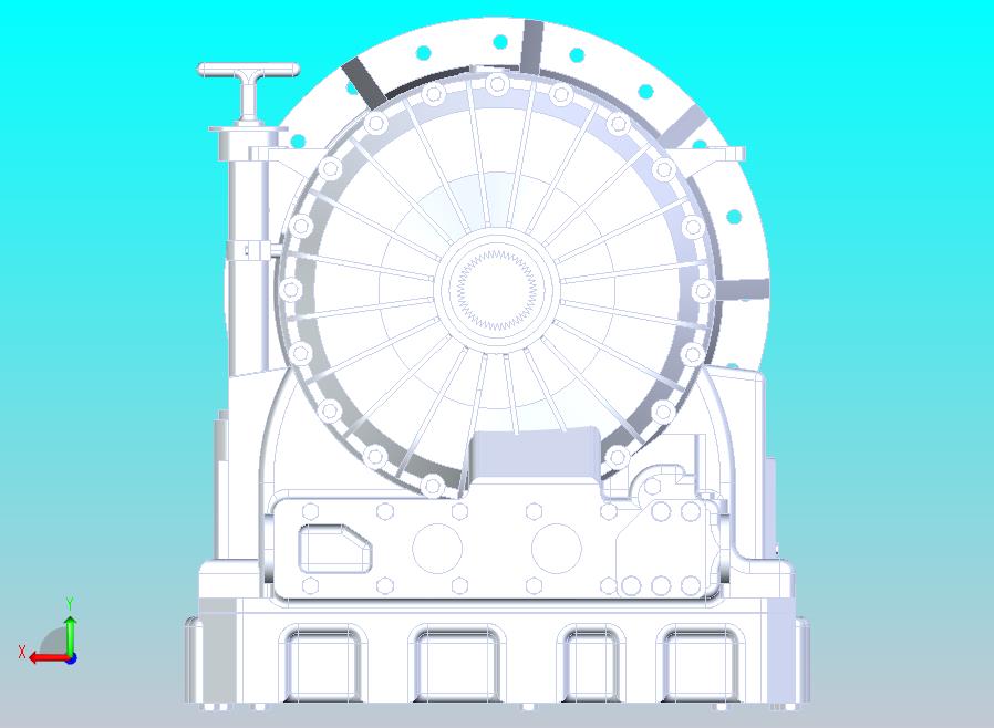 大型变速箱3D模型