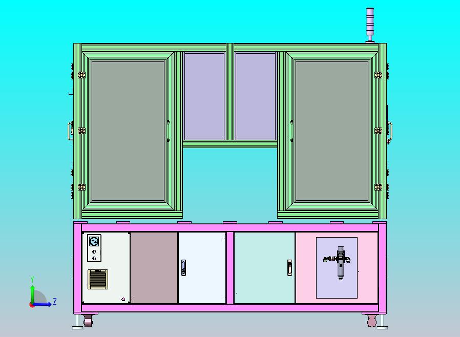 详细自动化设备机架