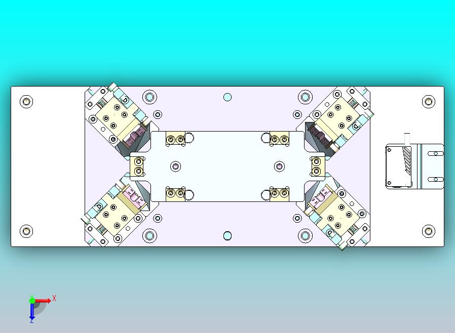 气缸二次定位机构