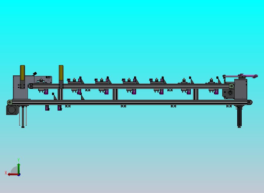 带回流功能的双层双列皮带输送机