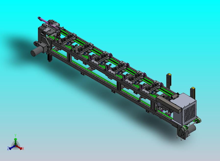 带回流功能的双层双列皮带输送机