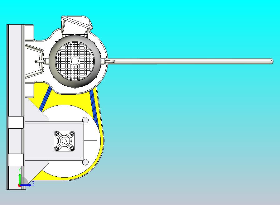 电动绞车设备模型