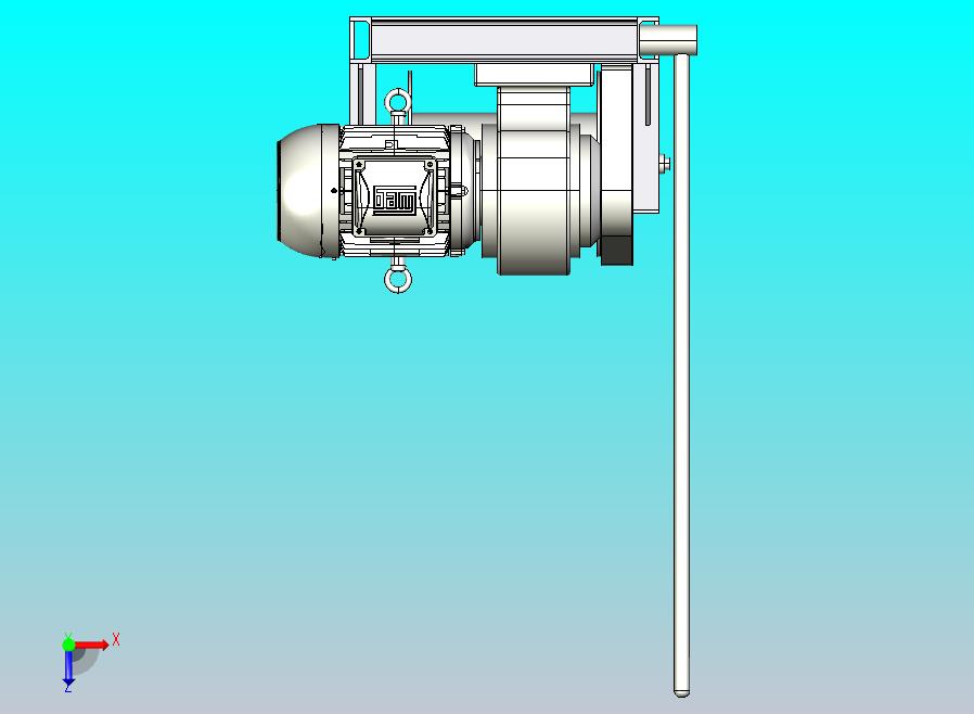 电动绞车设备模型
