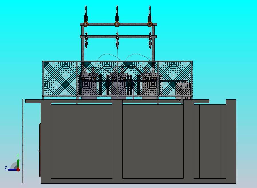 高压变电站3D模型