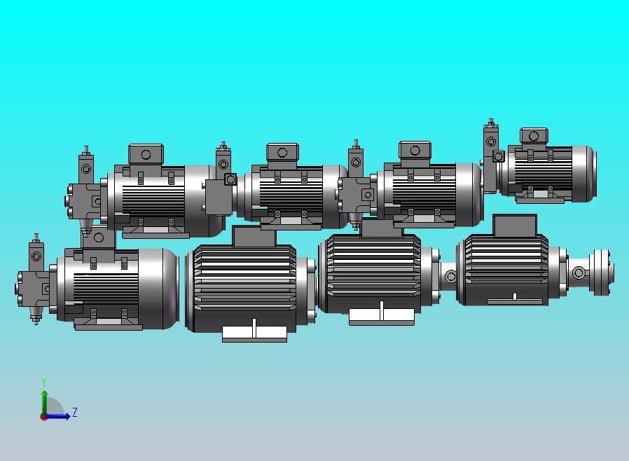 叶片泵电机组合 8款